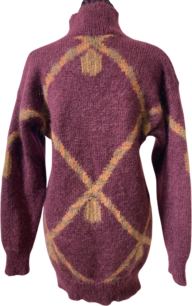 90's Mohair Turtleneck Sweater by Linda Allard for Ellen