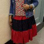Load image into Gallery viewer, Vintage Tiered Skirt
