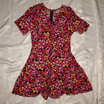 Load image into Gallery viewer, Vintage 90s  Floral Print Romper
