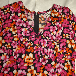 Vintage 90s  Floral Print Romper