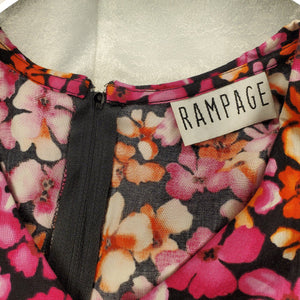 Vintage 90s  Floral Print Romper