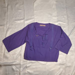 Load image into Gallery viewer, Vintage Purple Crop Top
