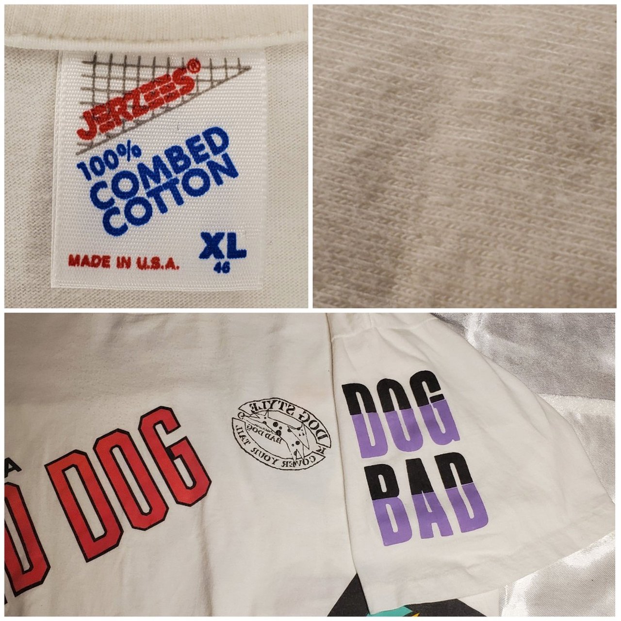 Vintage 1993 "American Bad Dog" Skate Surf Tee