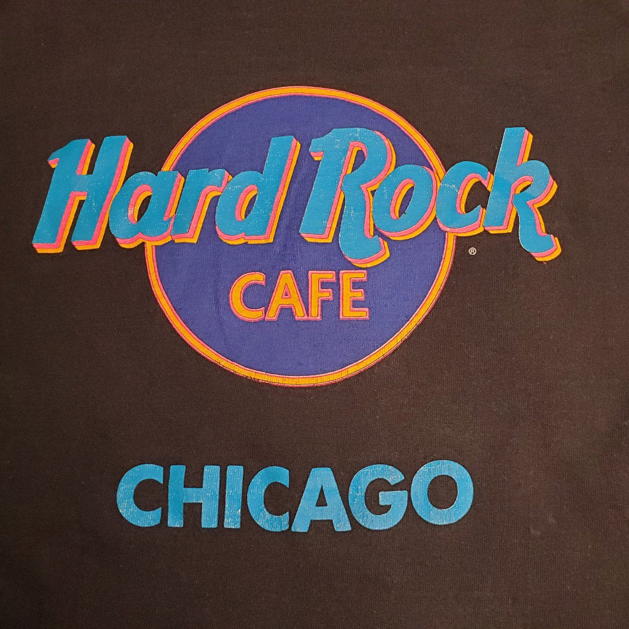 Vintage 90s "Hard Rock Cafe Chicago" Spellout Tee