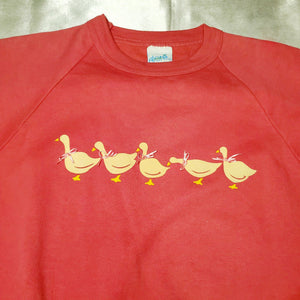 Vintage 80s Bubblegum Pink Raglan Sleeve Sweatshirt