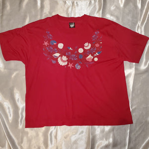 Vintage 80s/90s Sea Shells Graphic Tee