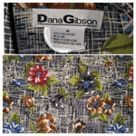 Load image into Gallery viewer, Vintage 90s Black Floral Print Sleeveless Button Down Shirt
