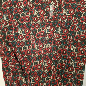 Vintage 90s Abstract Print Button Down Shirt