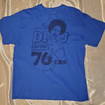 Load image into Gallery viewer, Modern Blue &quot;DR. J Julius Erving Philadelphia 76ers&quot; Retro Tee
