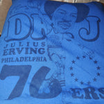 Load image into Gallery viewer, Modern Blue &quot;DR. J Julius Erving Philadelphia 76ers&quot; Retro Tee
