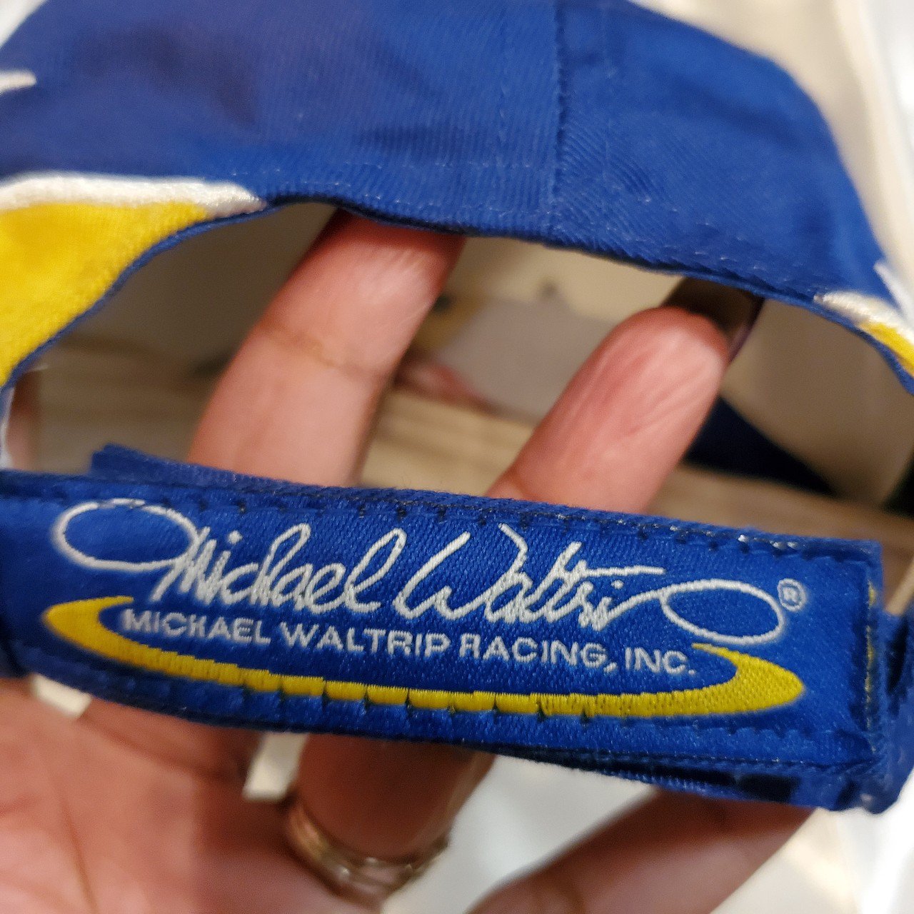 Blue Nascar Napa Racing Baseball Cap