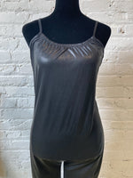 Load image into Gallery viewer, 80&#39;s/90&#39;s Black Nylon Jumpsuit (Size Medium)
