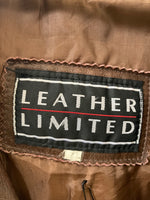 Load image into Gallery viewer, 80&#39;s Brown Leather Paisley Print Jacket (Size Large)

